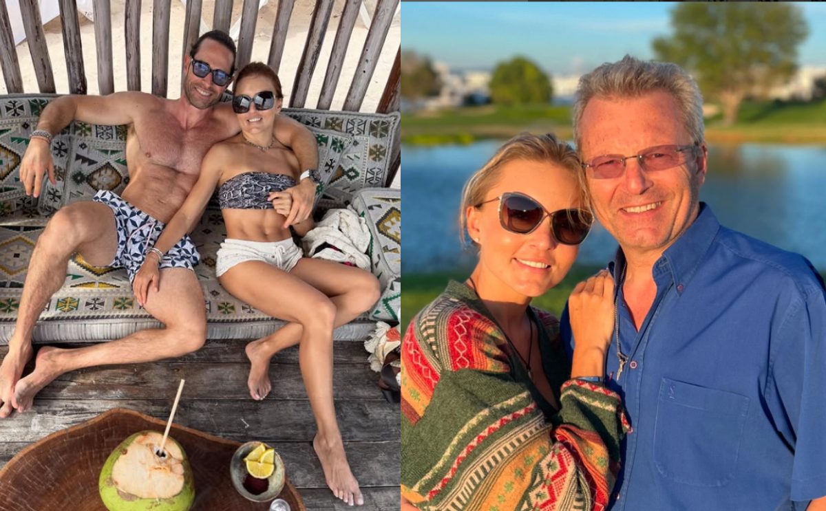 Angelique Boyer With Partner & Father